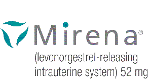 Mirena® (levonorgestrel-releasing intrauterine system) 52 mg logo